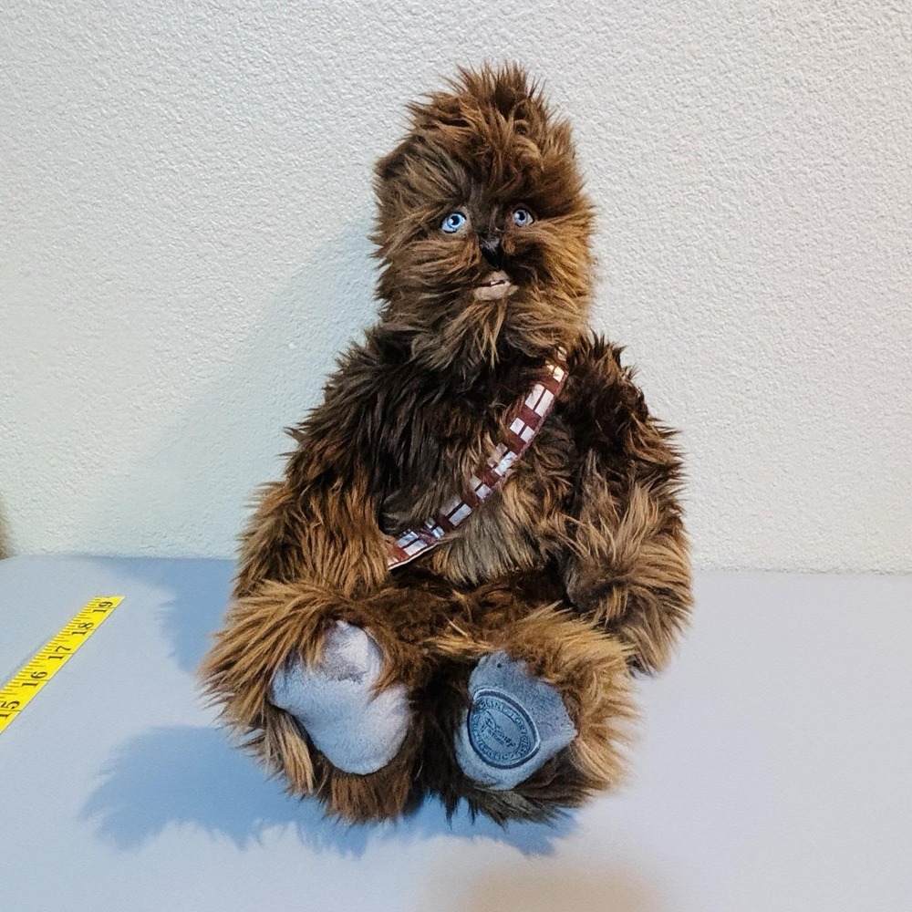 Disney  Chewbacca Plush Toy Chewy Wookie Star Wars Plush Kids Collectible Furry
